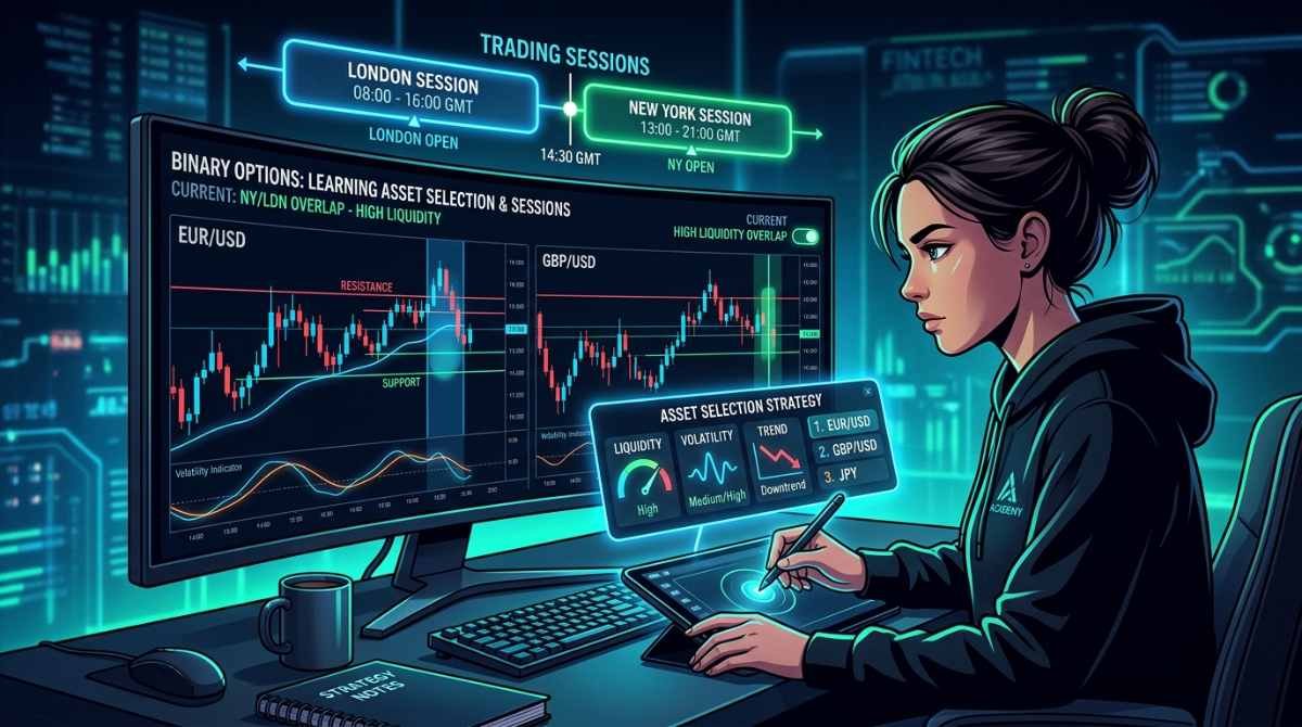 Choose Your Asset and Session