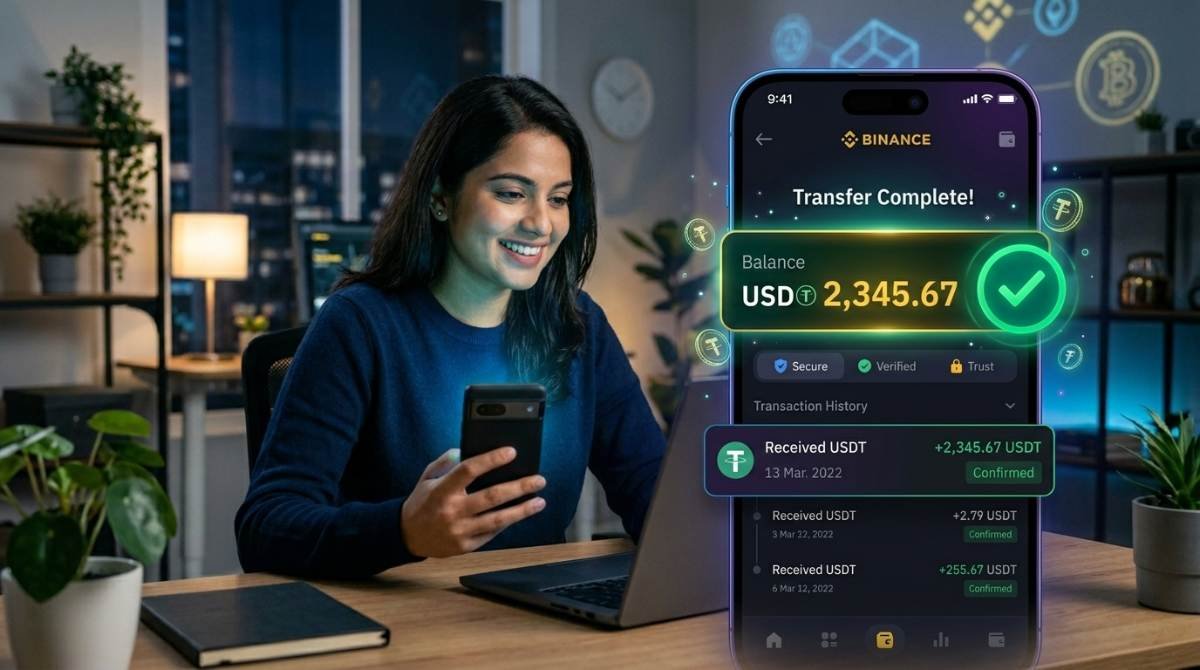 Confirm USDT Balance in Binance Spot Wallet