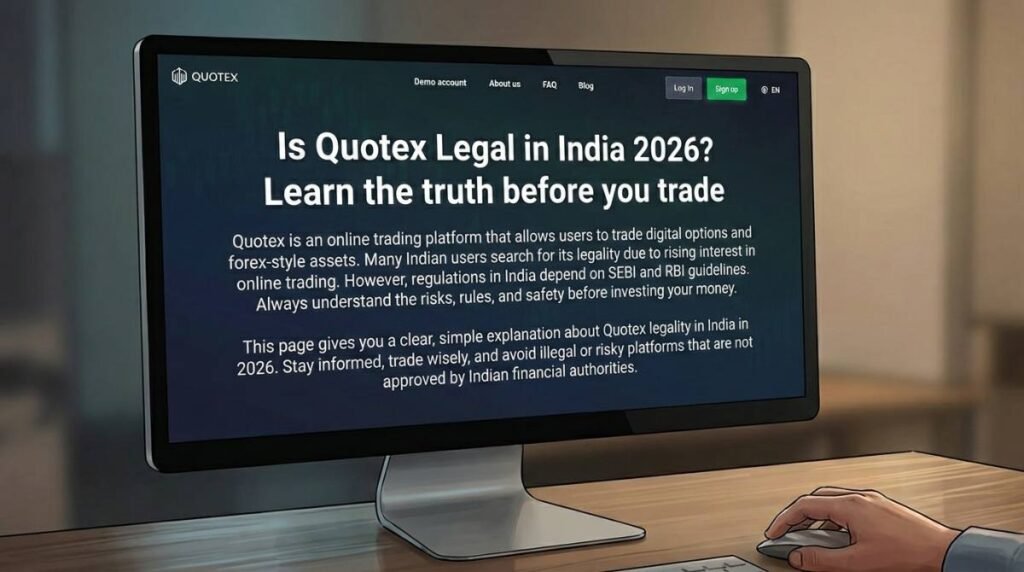 Is Quotex Legal in India 2026